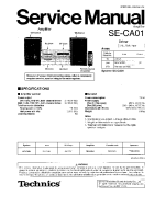 Technics - SECA-01 - Service manual 
